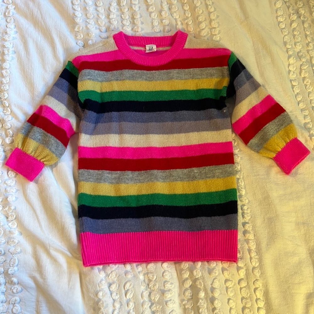Multi Colored Stripped Gap Sweater Dress 2T | SOO Soft!